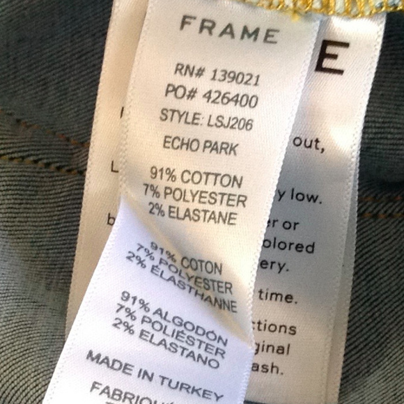 FRAME Le Skinny De Jeanne Mid Rise Skinny Jeans - Picture 9 of 11